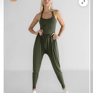 ImBodhi Jumpsuit in olive *new without tags*